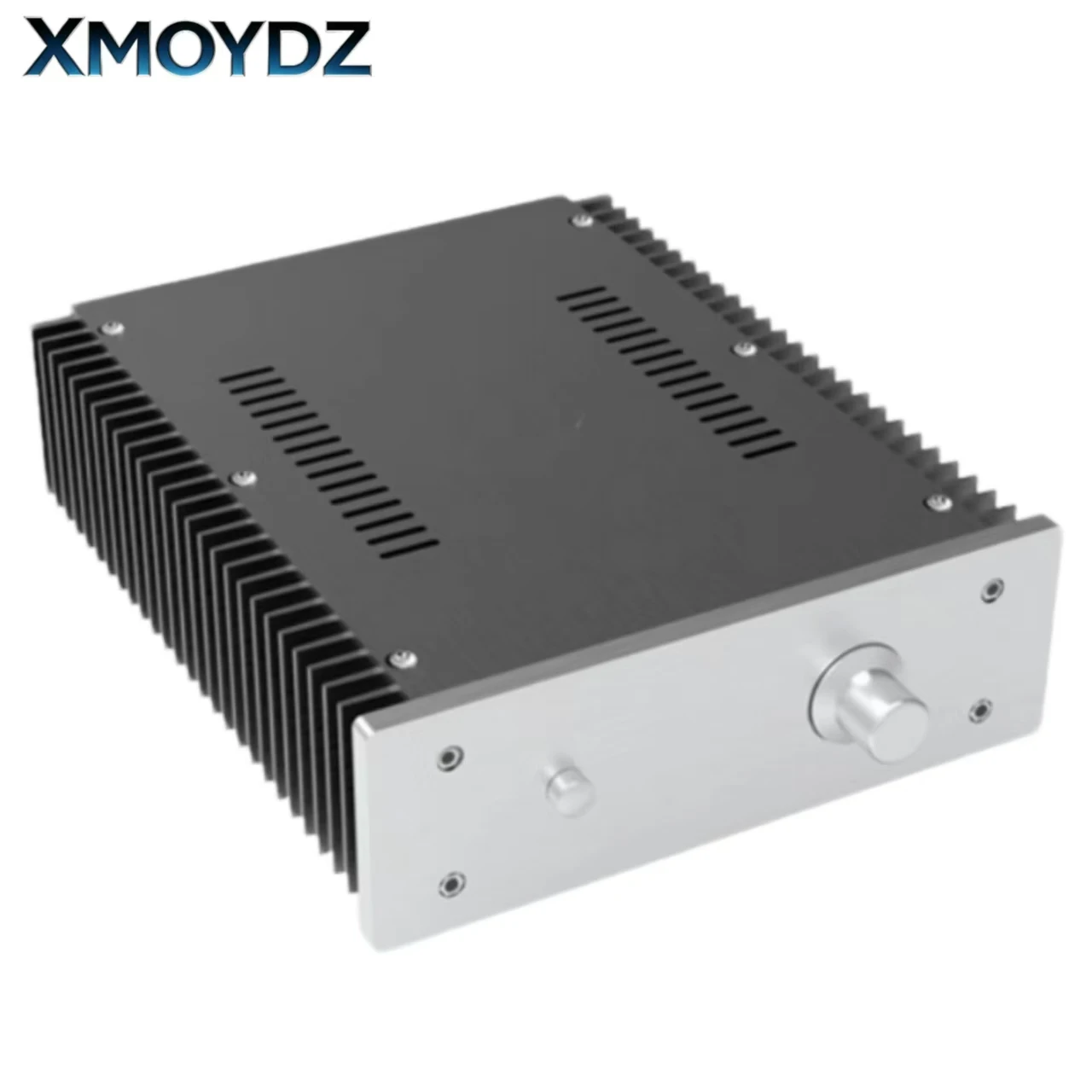 212*70*257mm All Aluminum Amplifier Chassis Dual Side Cooling Brushed Anodized HiFi Power Amp Preamplifier DAC DIY Case Shell
