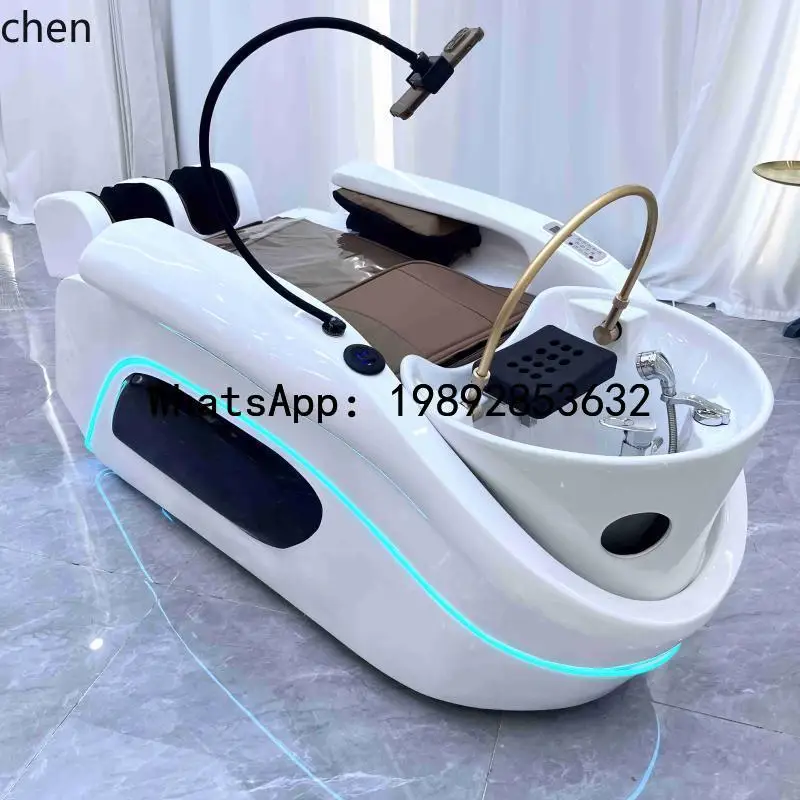 Automatic Intelligent Electric Shampoo Bed Barber Shop Water Circulation Hair Salon Bed