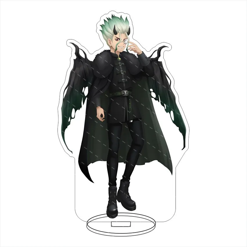 16CM Anime Dr. STONE Senku Ishigami Taiju Oki Yuzuriha Ogawa Chrome Gen Asagiri Demon Acrylic Stand Figure Cos Ornaments Gifts