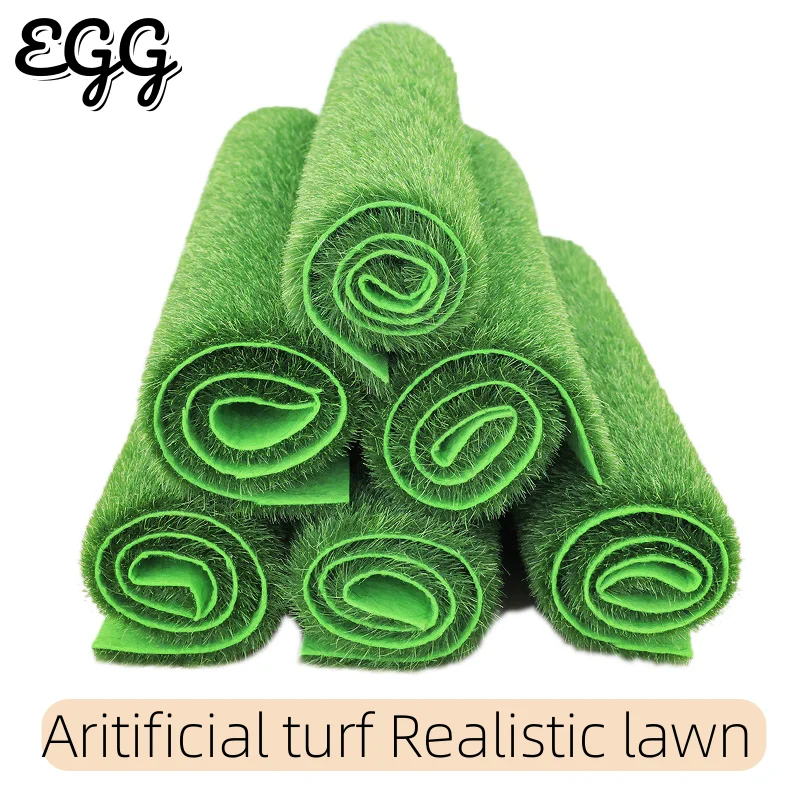 

Synthetic Turf Mat Artificial Lawn Landscape Grass Rugs for Model Train Not Adhesive Paper Lawn Fake Grass Decoration Carpets