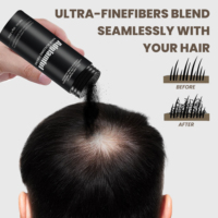 Adglamful Hair Fiber Powder 30g- Instant Thickening, Dense Hair, Wind/Sweat-Proof, 24H Hold, for Thin Hair