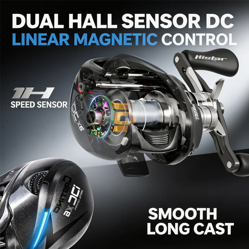 HASIDA X6DC Baitcasting Reel I - Electric Fishing Reel 评论和价格