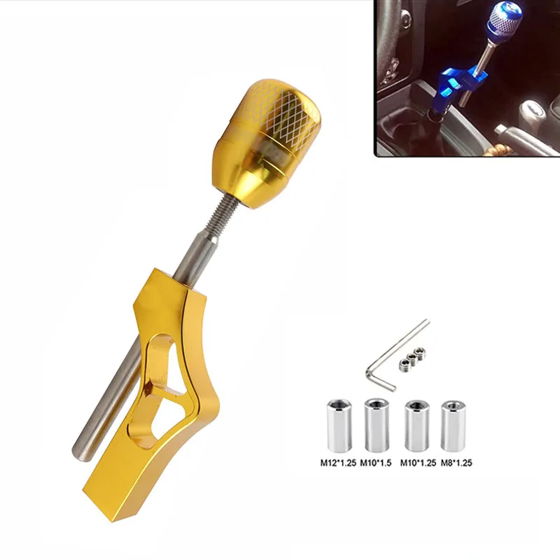 

universal car gear lever extender Auto parts modification accessories aluminum alloy gear gear shift lever set