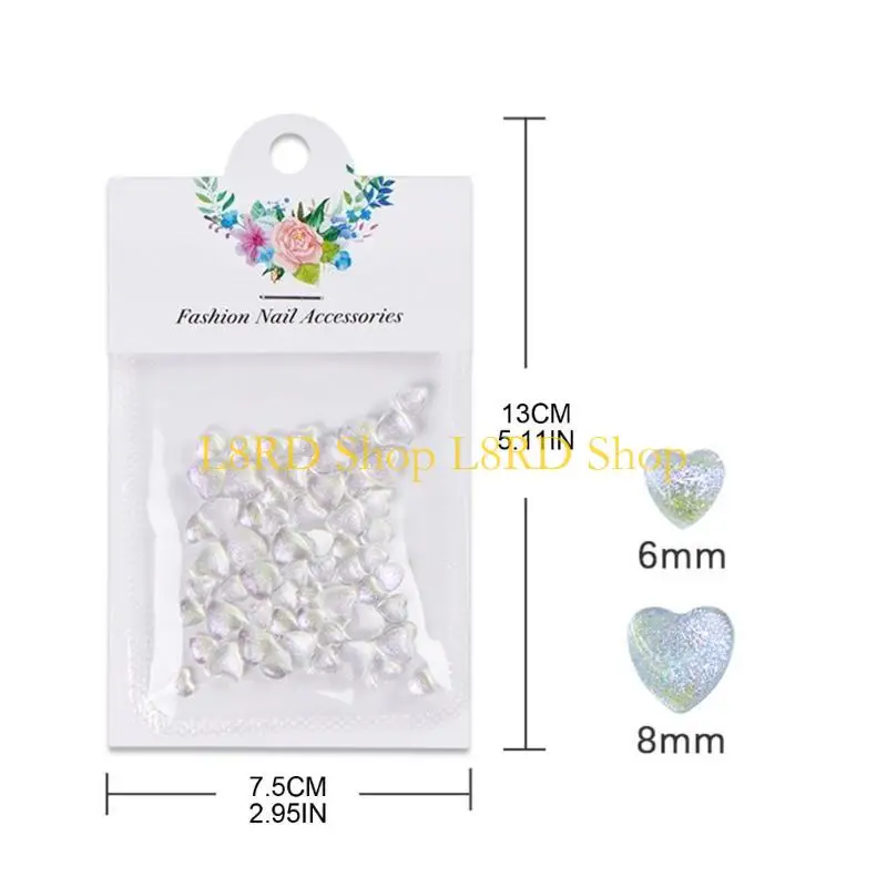 L8RD UNIL ART Stromestonos cristais unhas claras, gemas unhas para manicure unhas art decor