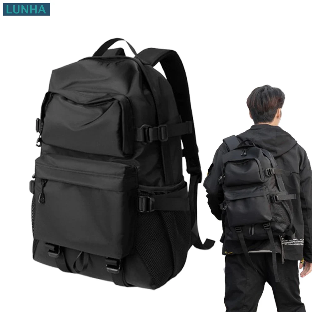 

Мужской водонепроницаемый оксфордский рюкзак большой емкости для ноутбука, мужские дорожные рюкзаки, спортивная школьная сумка для подростков, студентов, походов на открытом воздухе