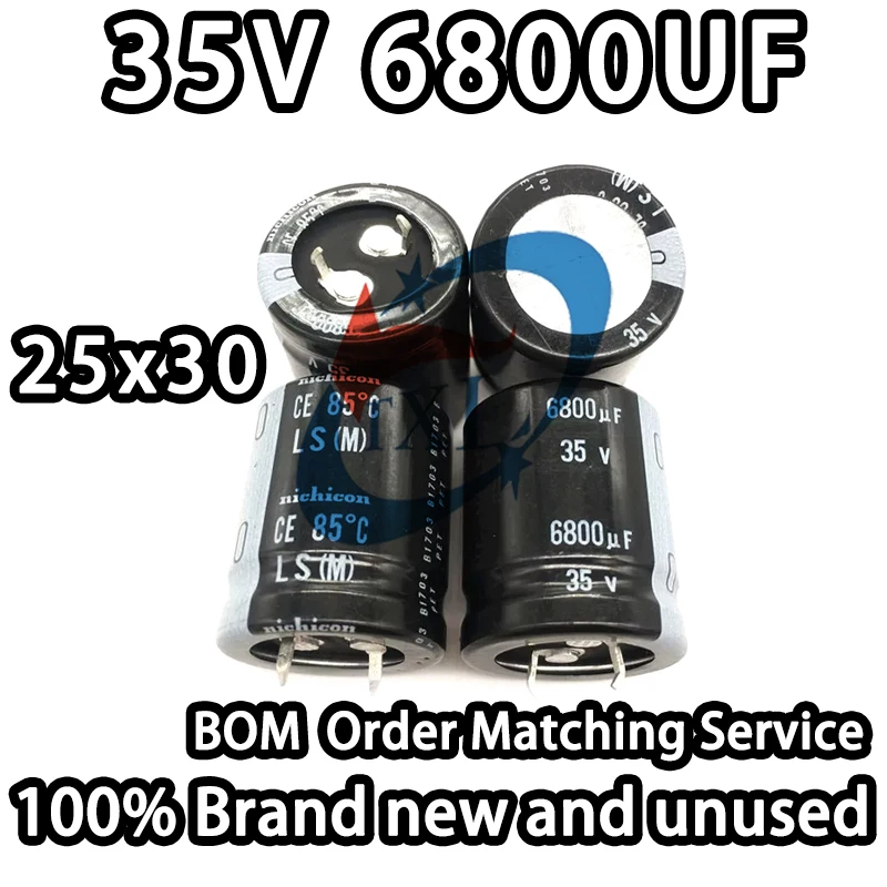 NICHICON-35V 6800UF 35v6800uF 25x30mm 2PIN Electrolytic Capacitor
