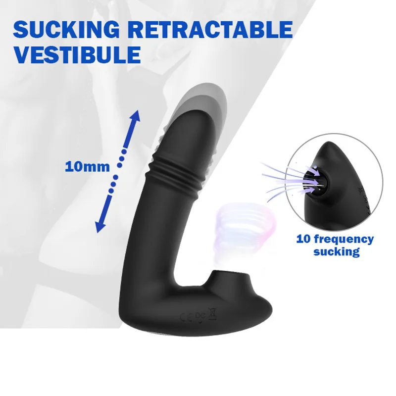 Sexy for MengayMasturbation Back Court Telescopic Butt Plug VibratorGPoint Climax Artifact Female Prostate Massager