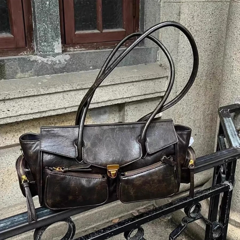 

A3PE Crossbody Bags for Women Shoulder Bag Leather Purse Clutch Shoulder Toted Handbag with Zipper Closure Hoboes Handbag