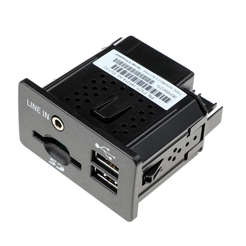 F1CT-14F014-AA Audio Player Schwarz Audio Player USB Buchse USB Interface AUX Audio Jack Auto Für Ford MACUS C-MAX TRANSIT KUGA-TCE