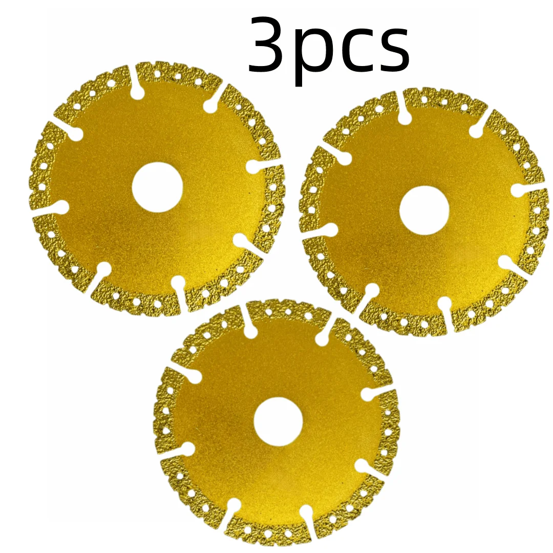 3Pcs Diamond Saw Blade Metal Cutting Disc Welding Stainless Steel Diamond Blade 100mm Round Plate