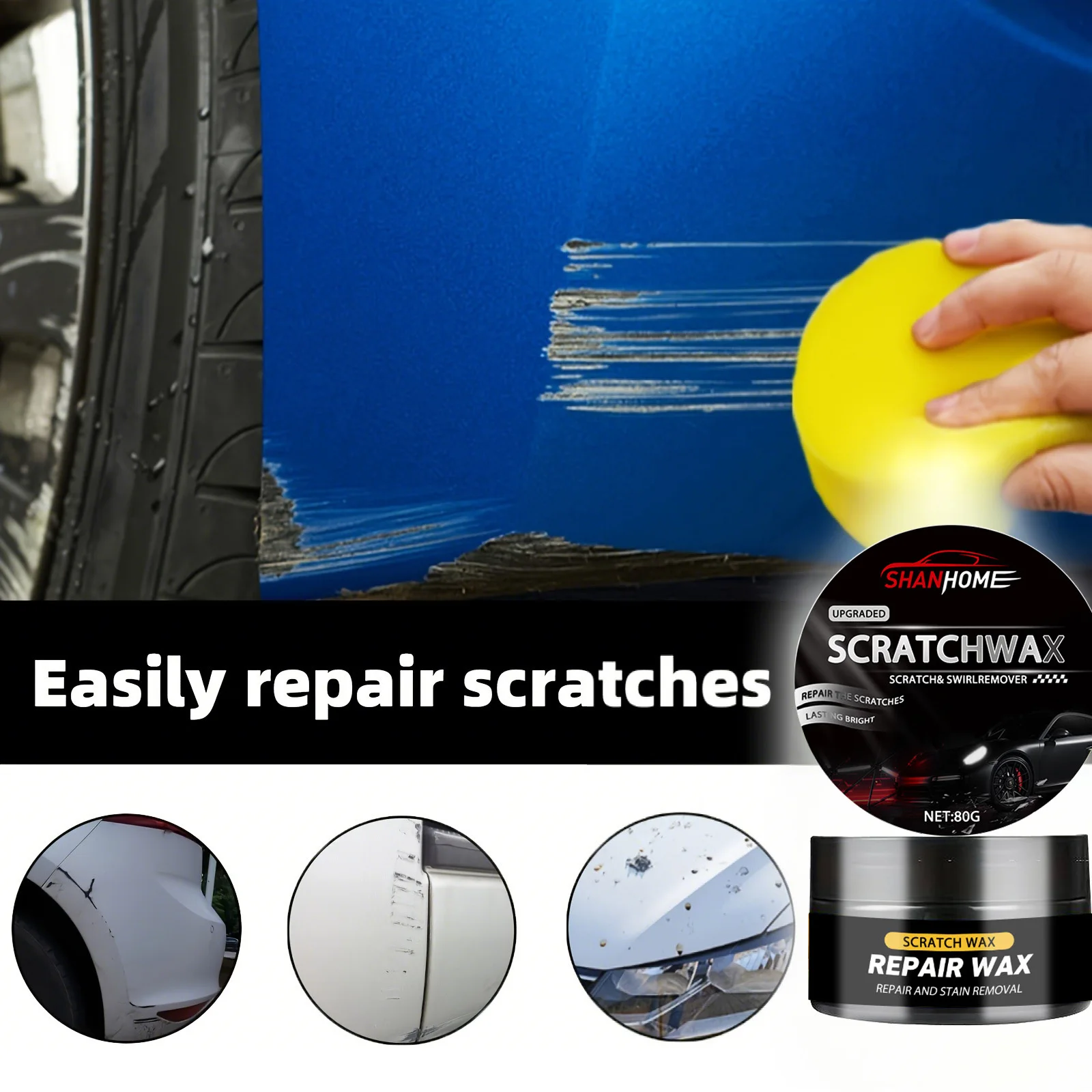 

Средство для удаления царапин автомобиля, инструменты для ухода за краской, средство для удаления царапин, ремонт, полировка, шлифовальный состав для кузова автомобиля, воск против царапин