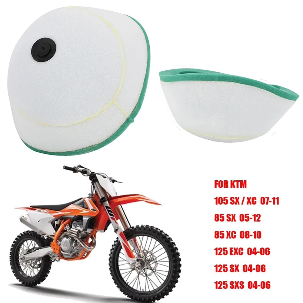 

Очиститель воздушного фильтра с двойной пенопластовой губкой для мотоцикла KTM SX XC EXC SXS XCW SXF XCF LC4 SMR 85 105 125 200 250 300 400 450 520 525