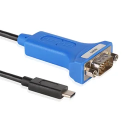Type-C USB-C to RS232 serial converter adapter cable win10 type c to db9 COM Converter