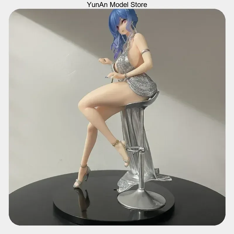 

Collectible Anime Figure Statue Desktop Decoration Gift 28cm Azur Lane St. Louis Seated Pose Evening Dress Version