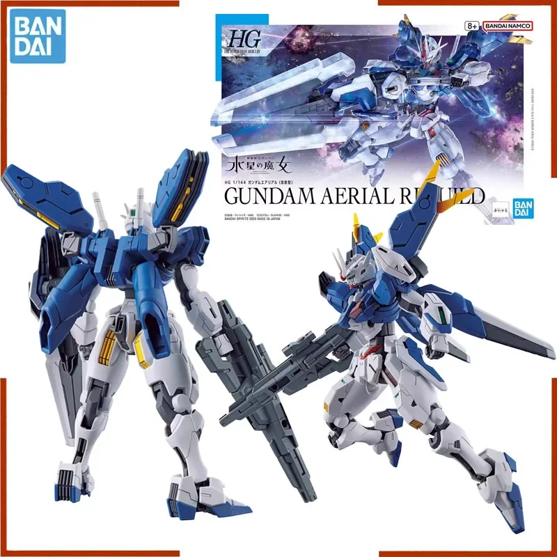 

Bandai аниме GUNDAM AERIAL REBUILD HG 1/144, оригинальная сборная модель, игрушки, экшн-фигурки, коллекционные украшения, подарки для мальчиков и детей