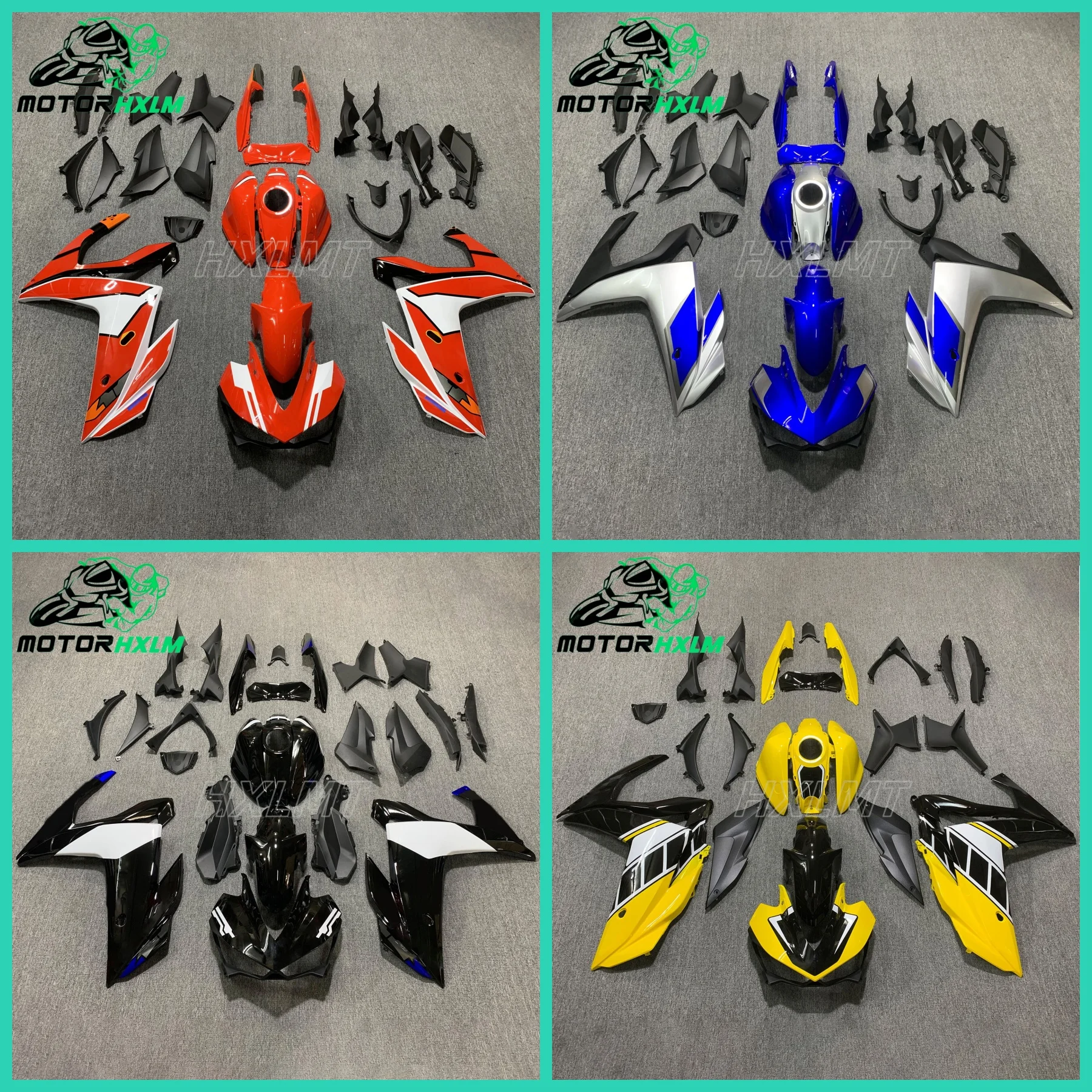 New ABS Motorcycle Fairing Kit Fit For YAMAHA R3 R25 2015 2016 2017 YZF-R3 YZF-R25 15 16 17 Full Injection Bodywork Protection