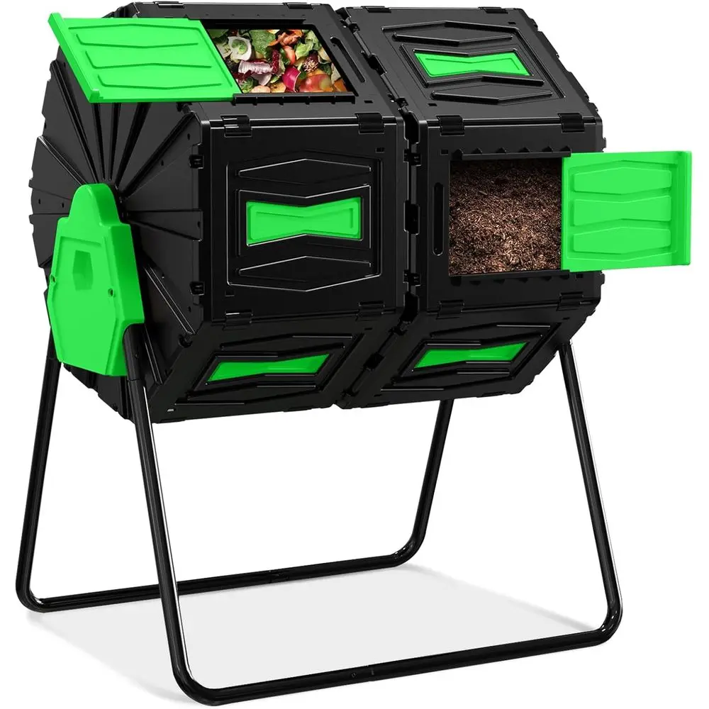 Compost Tumbler, Easy Assemble & Efficient Outdoor Compost Bin, 45 Gallon 170