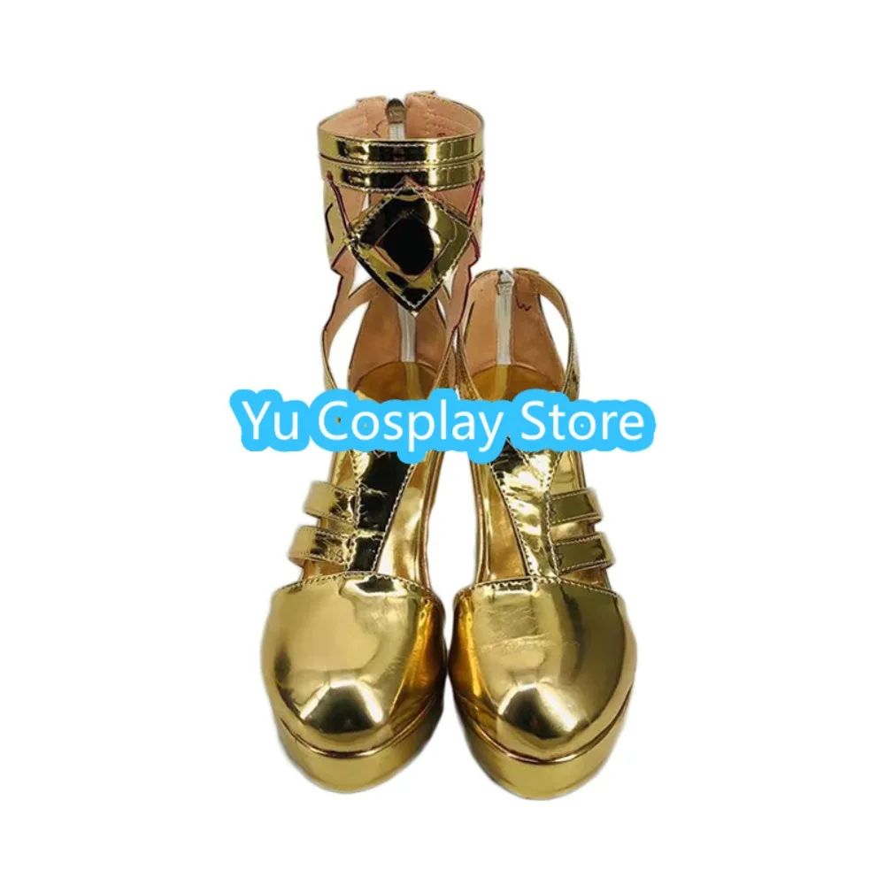 Layla Cosplay Shoes Sumeru Cryo Starry Sky Anime Game Men's and Women's Halloween Party Boots Stage Performance Customization