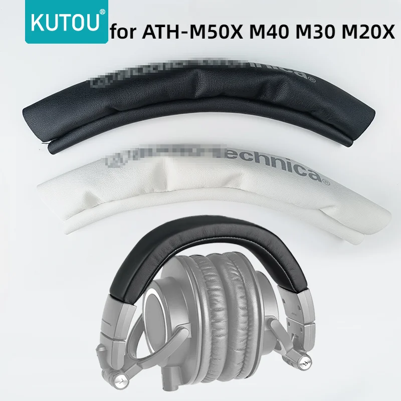 KUTOU diadema de repuesto para Audio-Technica ATH-M50X M40 M30 M20X auriculares diadema almohadilla cojín reemplazar cubierta