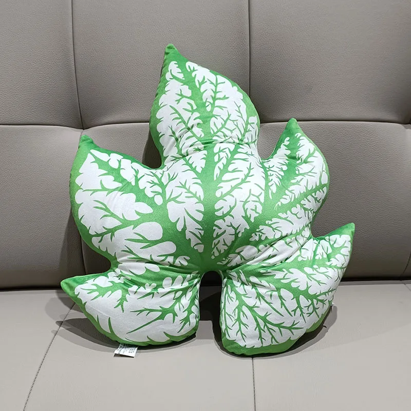 

Имитация листа, плюшевая подушка, мягкие листья бегонии, мягкая подушка, украшение для дивана, стула, мужской подарок