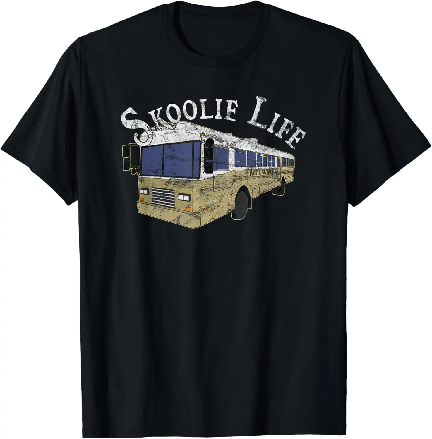 Skoolie Life Bus Conversion Nomad Lifestyle Vintage T-shirt