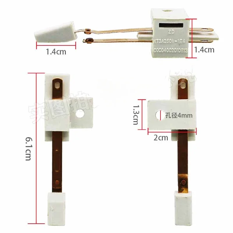 3A 250V Semi-automatic Washing Machine Top Cover Door Contact Switch Microswitch Accessories