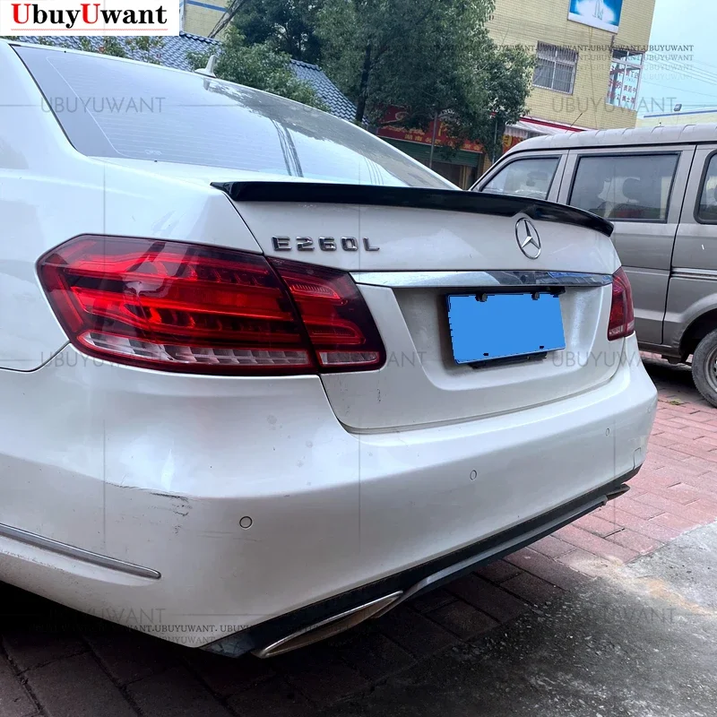 Spoiler For Mercedes W212 2008-2013 High Quality Abs Plastic Car Tail Wing Decoration For Mercedes-benz E Class W212