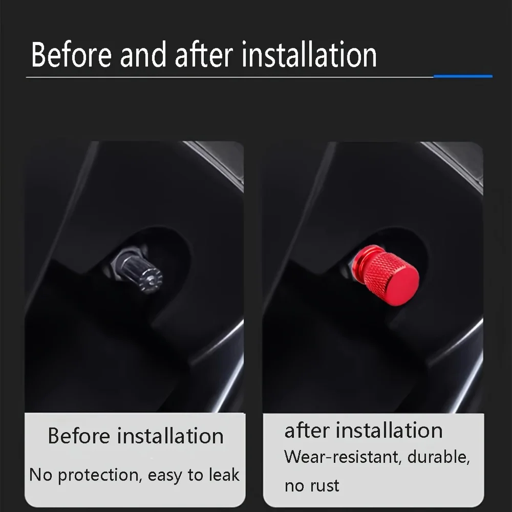 4 قطعة سيارة قضيب صمام إطار قبعات الغبار مقاوم للماء دائم مناسبة جدار عظيم GWM Poer P11 P12 مدفع رومان سوكان