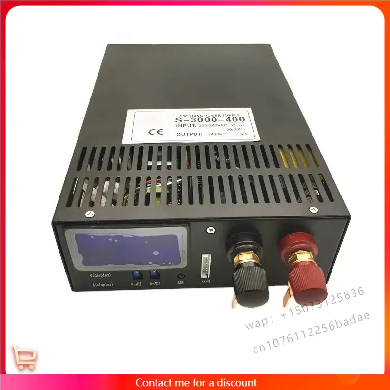 Professional manufacturing of adjustable voltage and current 3000w 12v dc 180A switching power adapter with digital display