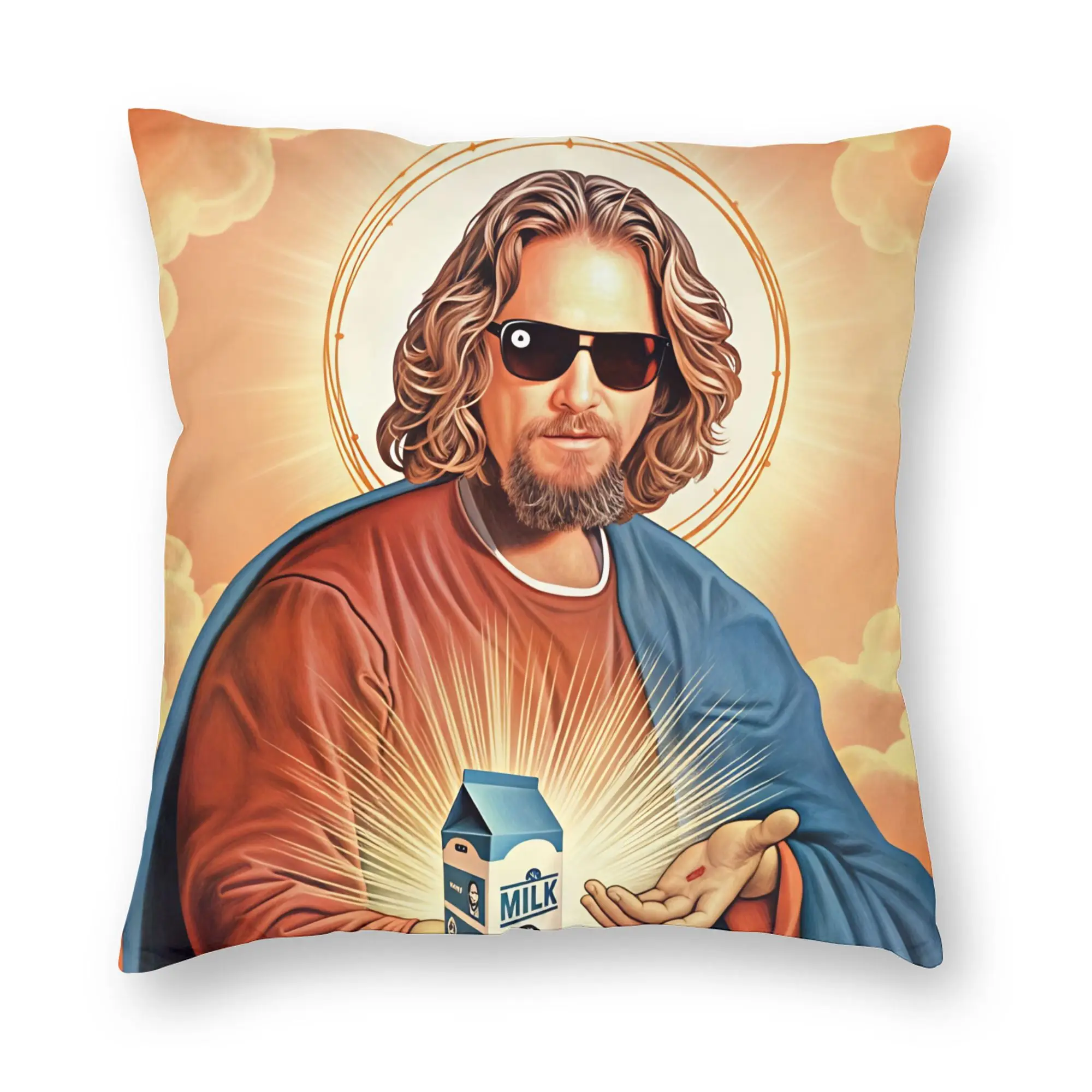 Pillow Cover The Dude Big Lebowski (22)  Funny Pillow Case For Living Room Bed Chair Pillowcases