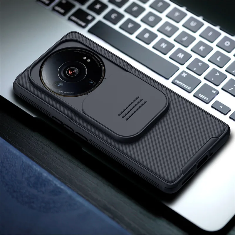 NILLKIN For Xiaomi mi 12S Ultra Case Slide Cases Camera Protection Case Cover Anti-skid Cover For Xiaomi mi 12S Ultra