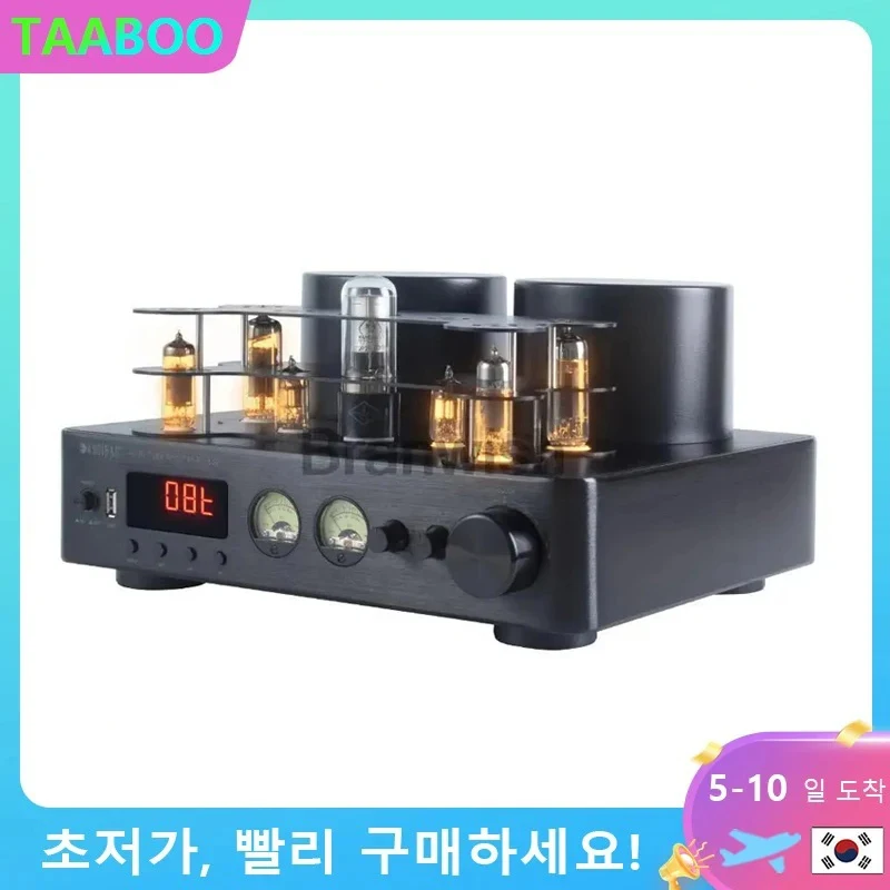

200W+200W High Power Fever Hifi Tube Amplifier Pre-stage Auido Speaker Bluetooth 5.0 Support 4-8Ω speaker Amplifier Home Theater