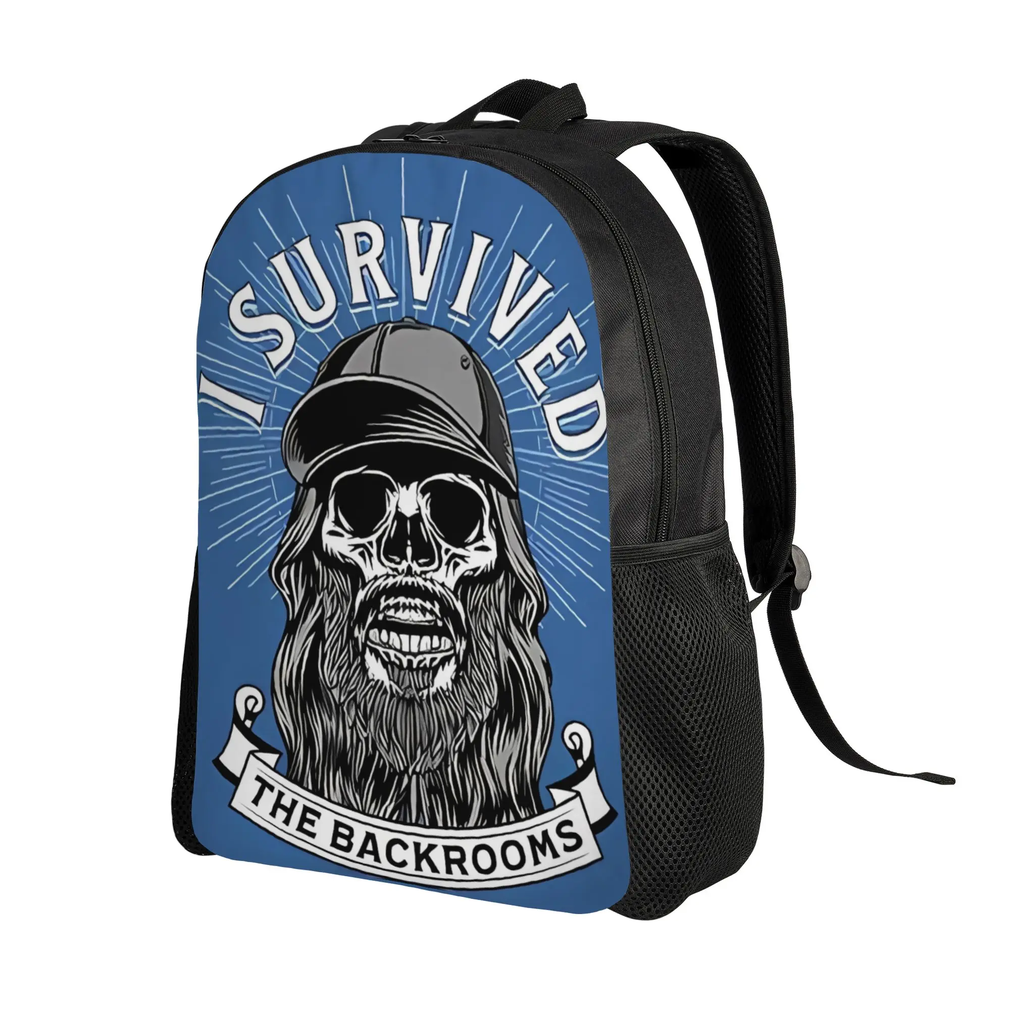 Skull entity Backrooms Backpack Dark Fantasy Daily mochila Large Capacity Laptop Bag Back To School Season