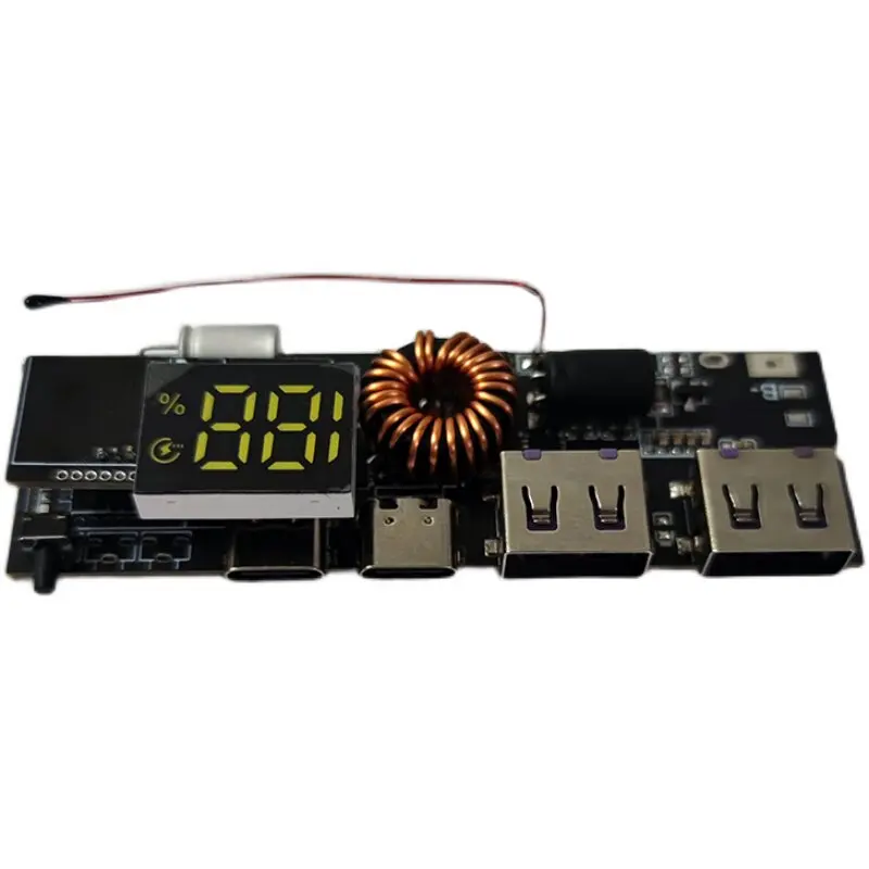 PD65/100W Mobile Power Bank Module Multi-port Bidirectional Super Fast Charging Diy High-power Power Bank Mainboard Kit