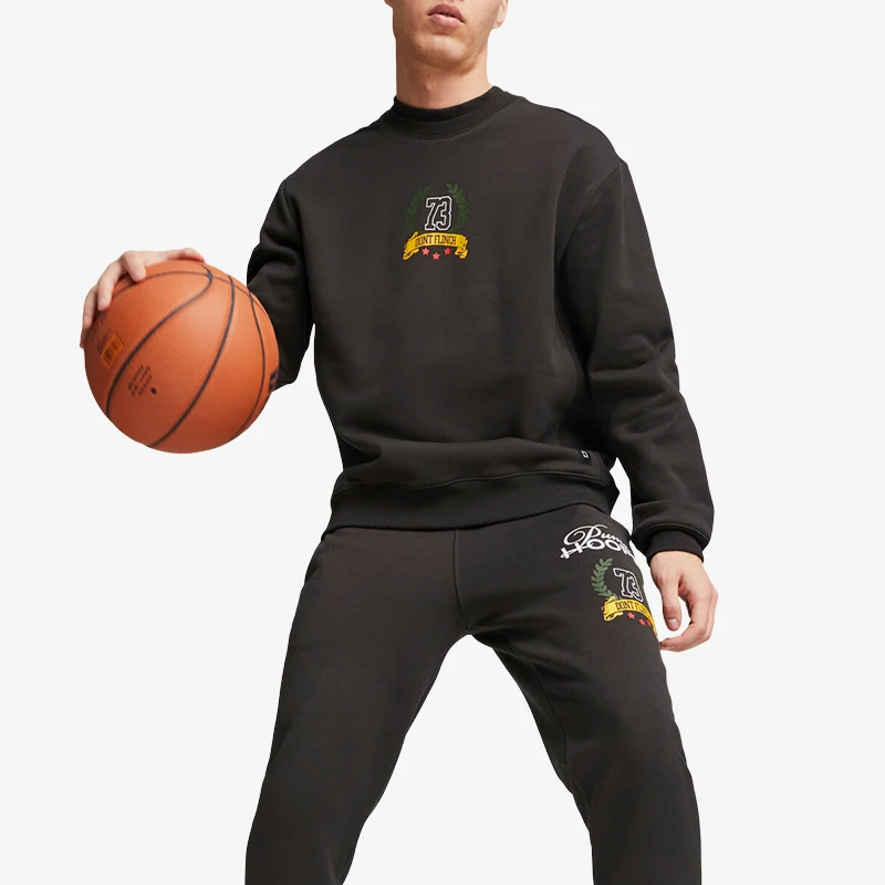 

Новая мужская трикотажная толстовка с капюшоном и круглым вырезом Puma Authentic Fall New с принтом 622021-01