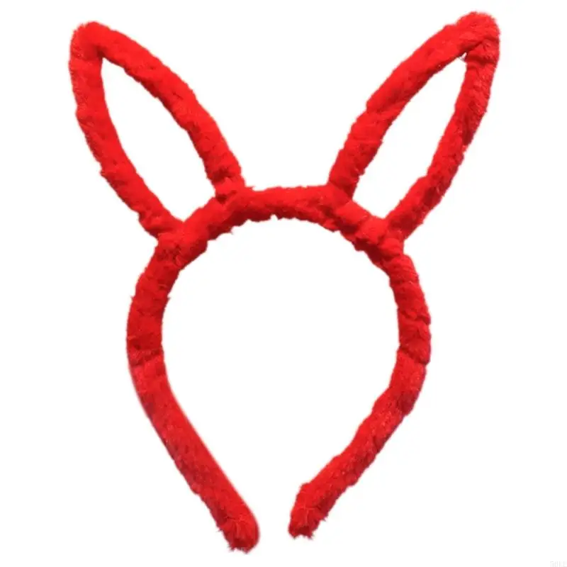 50LE Plush Rabbit uszy na głowę dla kobiet dziewczyn
