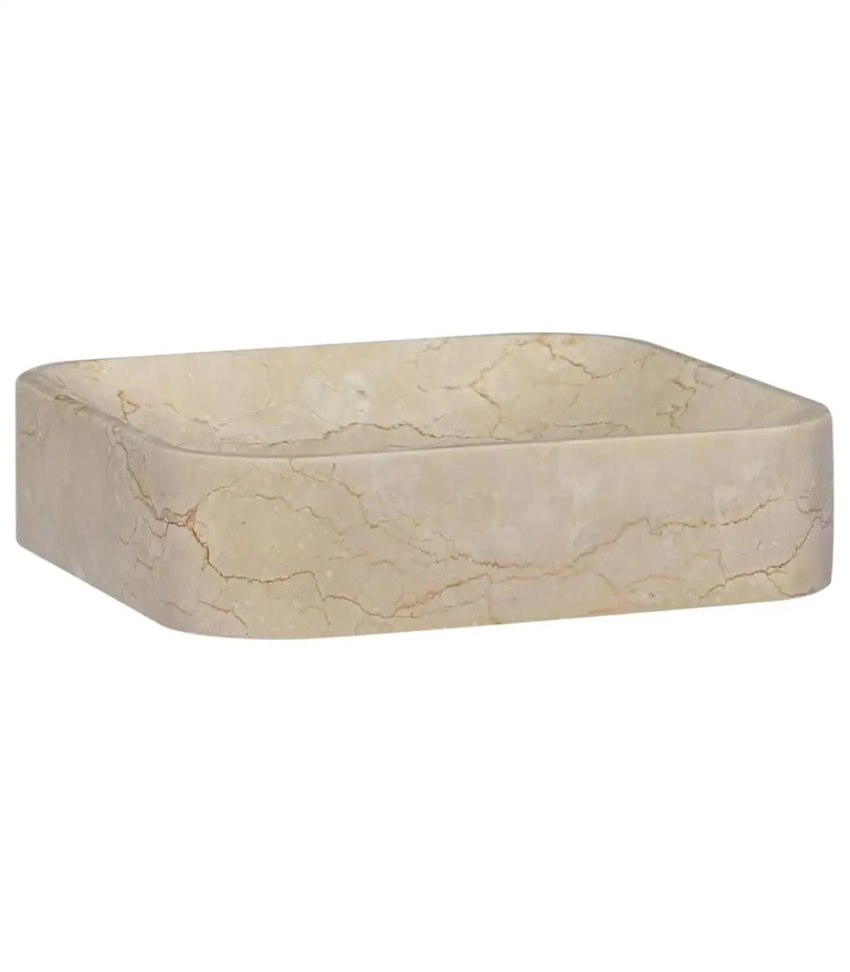 Washbasins wash basin cream marble 40x40x10 cm