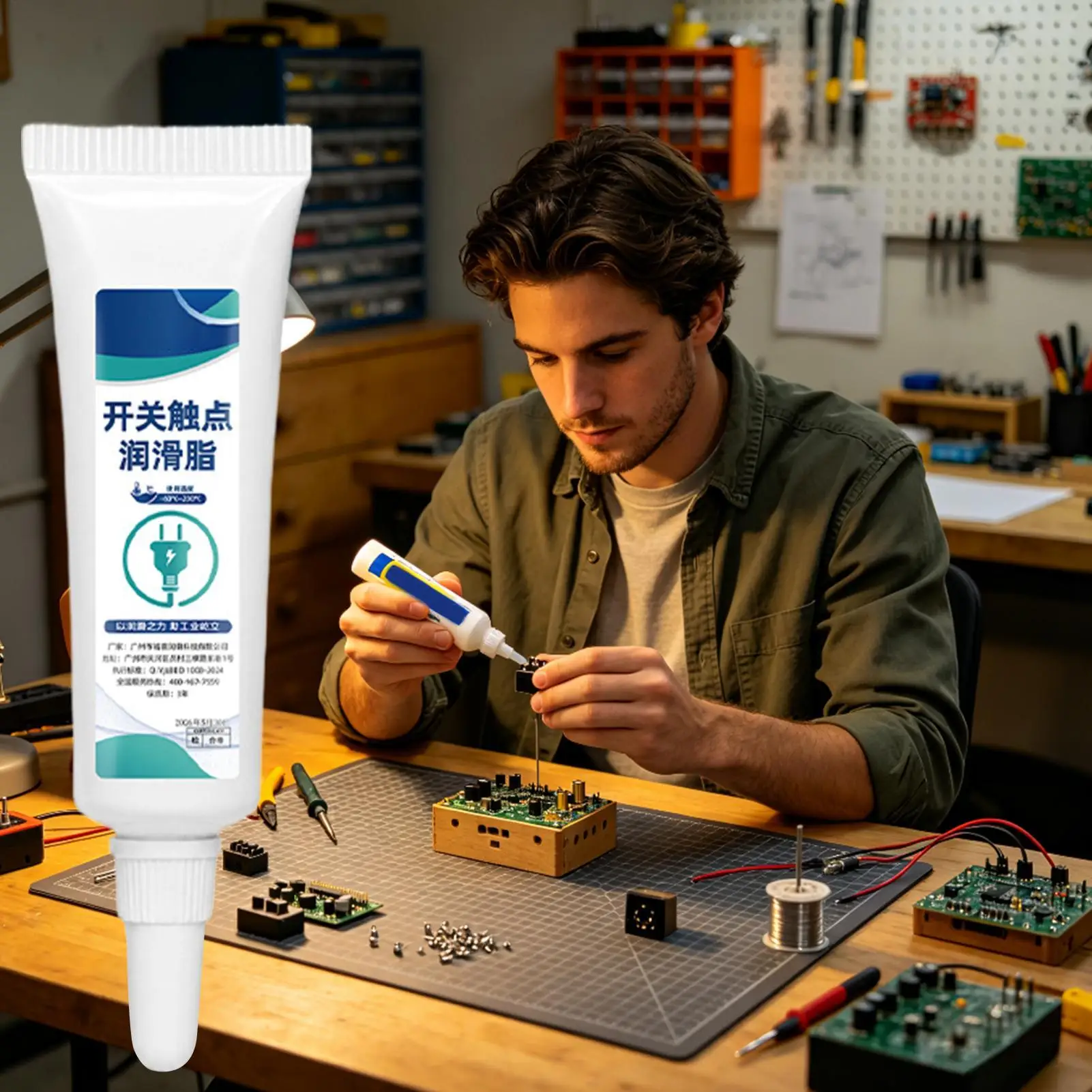 5g Electrical Grease Waterproof Heat-Resistant Portable Long Lasting Battery Terminal Grease For Car Home Battery Terminals