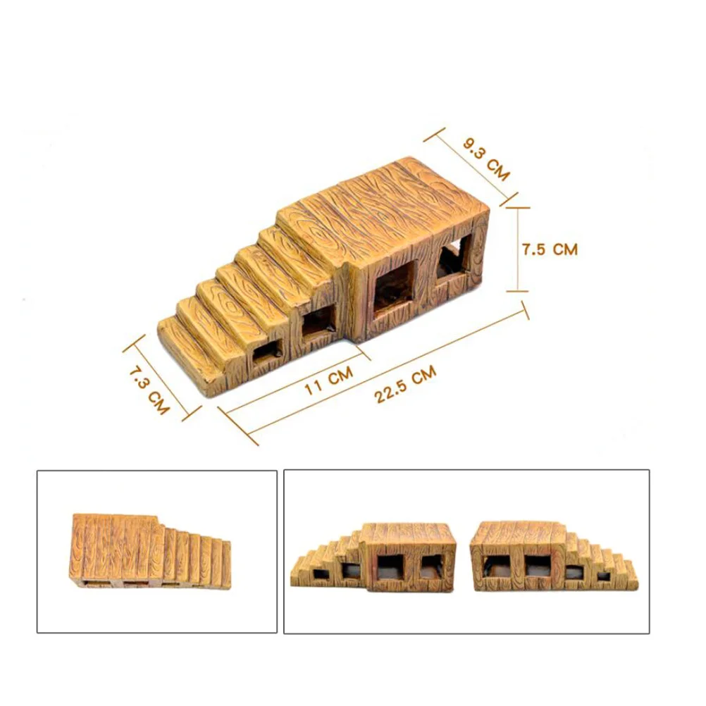 

Ceramic Terrace for Water Turtle Sunbathing Platform Large Size L Climbing Stand Rest Spot Habitat Decor Turtle Ladder in