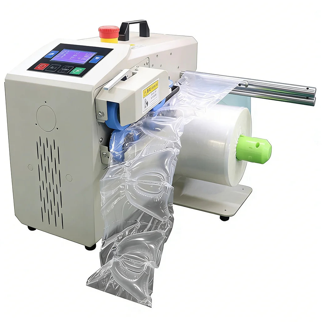 220V electric air pillow bubble packaging machine for void filling buffer packaging of beverages and tobacco