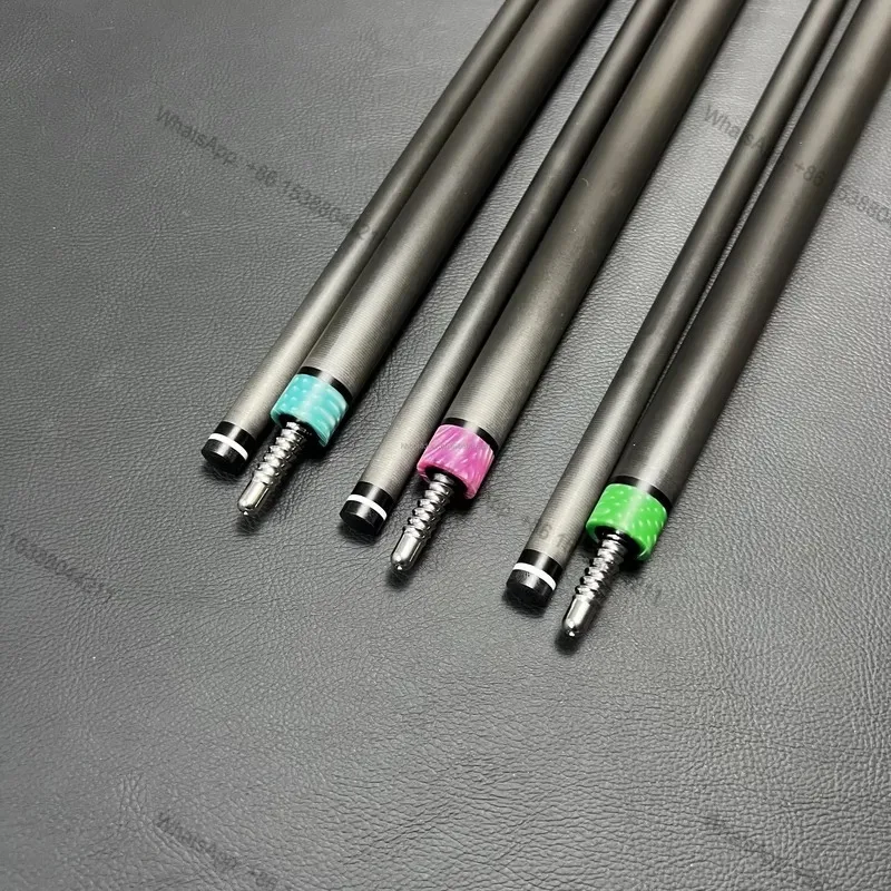Hot Sale HHB New Design High Performance Carbon Fiber Pool Billiards Radial 13 13.9 Jump Break Cue 19oz Black Punch 1/2 Split