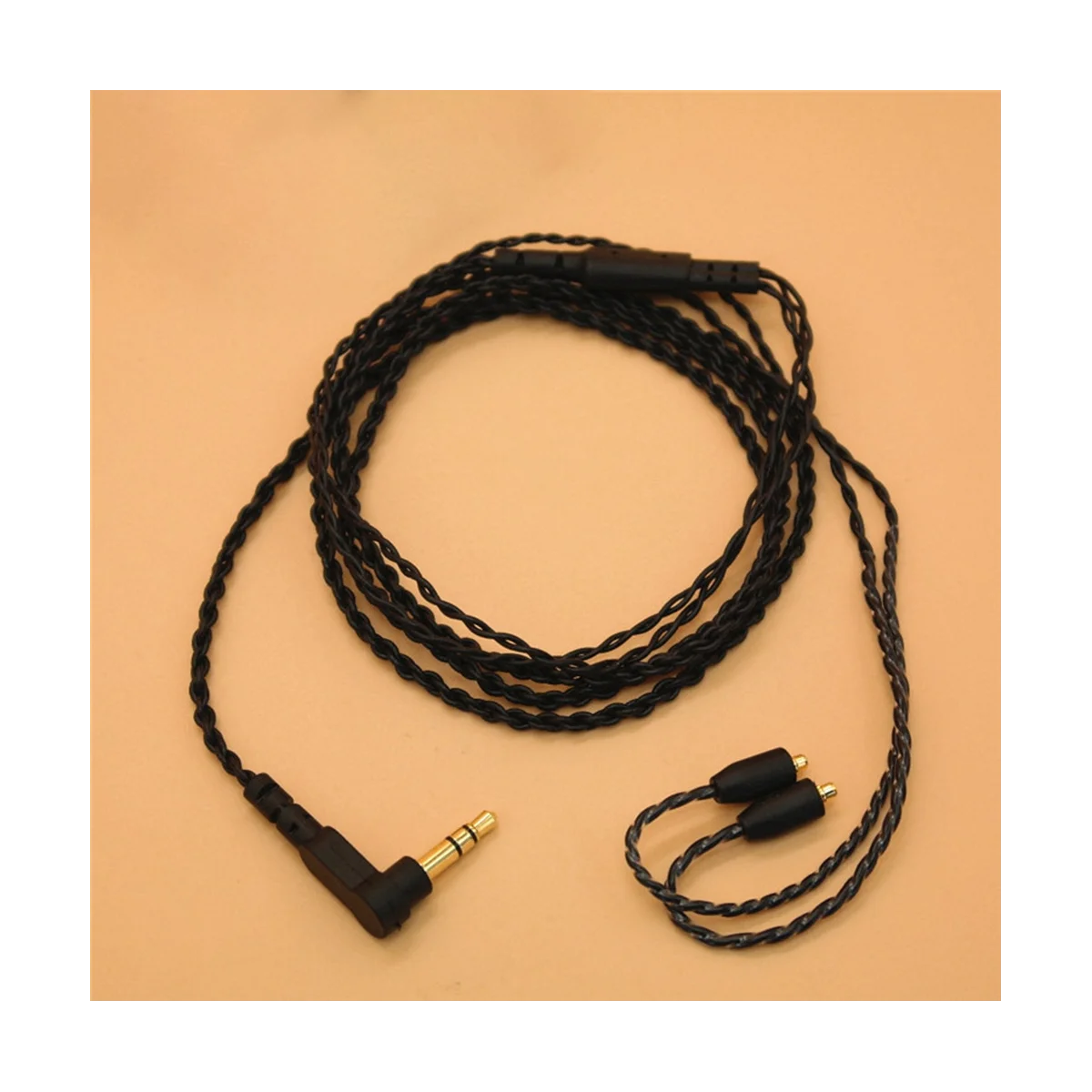 MMCX كابل لسماعات الأذن ، أسلاك الأجهزة الصوتية ، SE215 ، SE315 ، SE535 ، SE846 ، 3.5 مللي متر