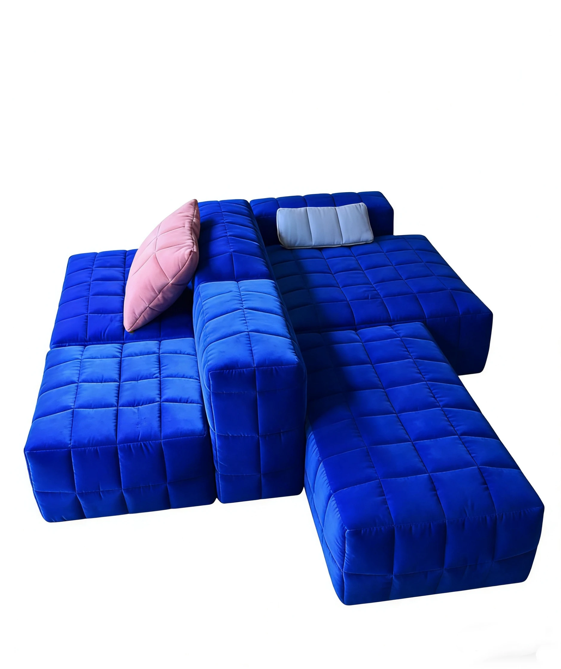 

&c Modern Modular Sofa with Creative Geometric Pattern Design - Living Room Sofa That Can Be Freely Assembled