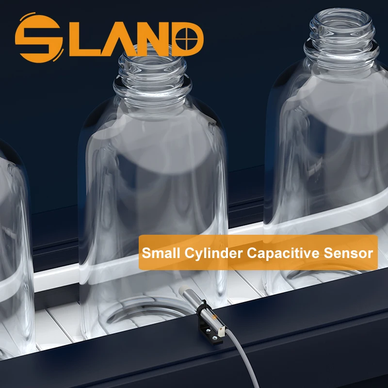 Diameter 6.5mm, M8 thread small Capacitive Sensor NPN PNP DC type, Max.4mm Range 3-wires