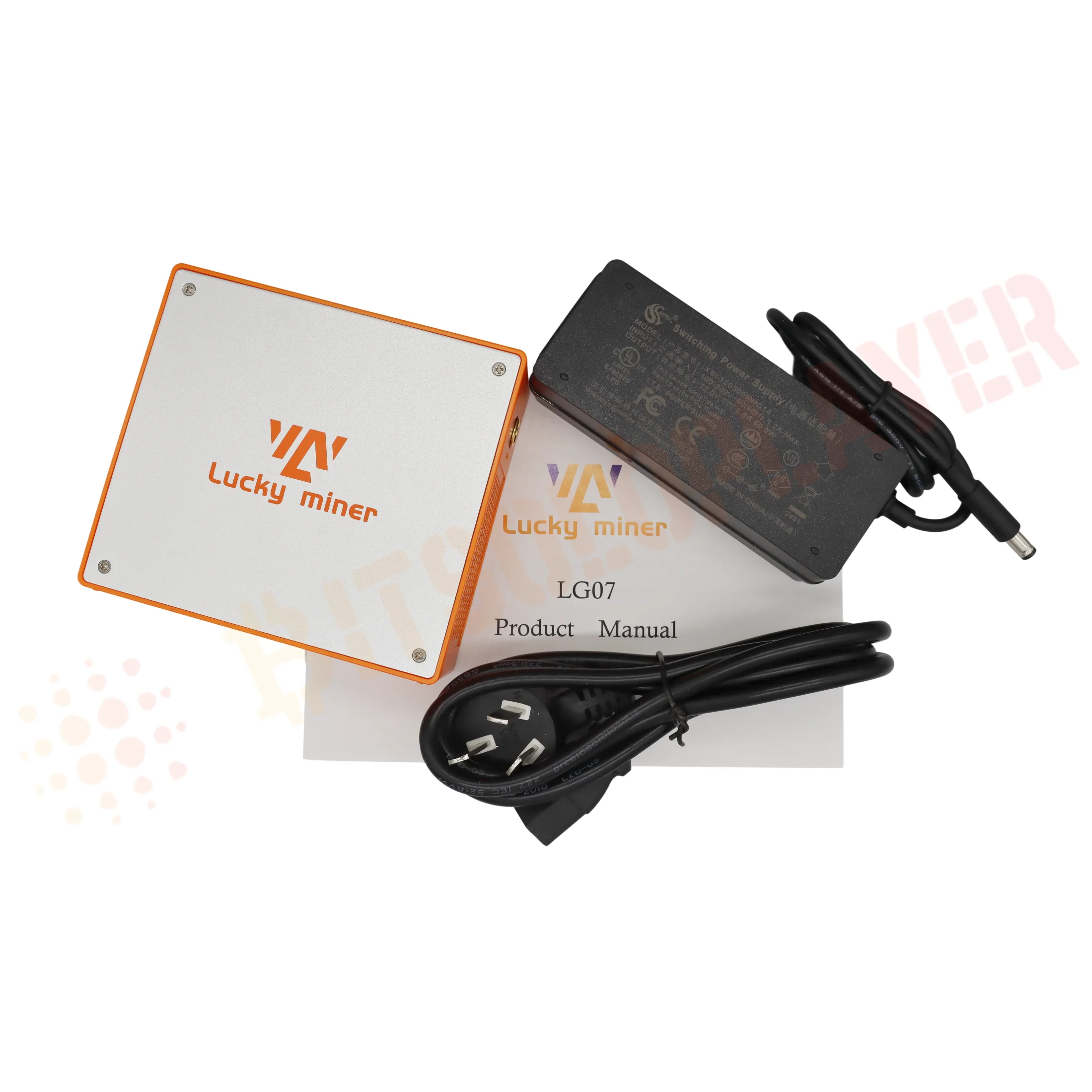 Lucky Miner LG07 bitcoins mijnwerker 11MH/s Asic LTC Miner Asik Mining Crypto Miners Solo Bitcoin DOGE Home mijnwerker Met adapter