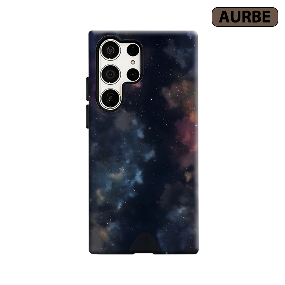 Starry Night Portal Phone Case for Samsung Galaxy S26 S25 Ultra S24 S23 Ultra Plus Shockproof Double Layer Tough Back Cover