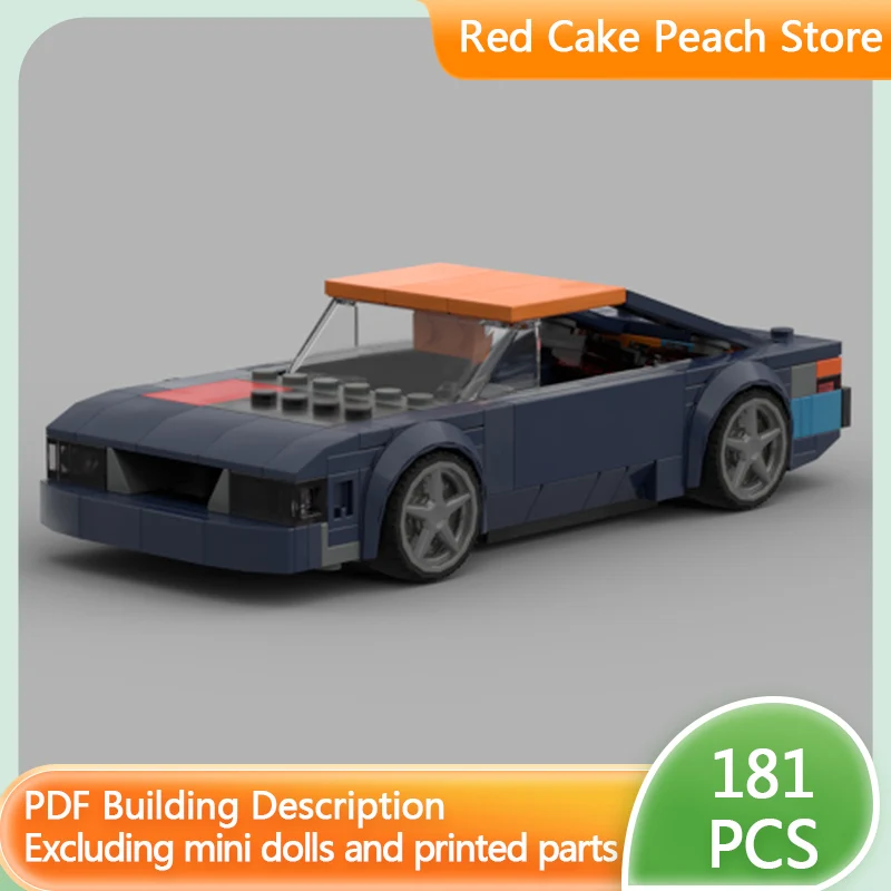 

Speed Racing Car Model MOC Building Bricks Hatchback Muscle Car Modular Technology Children Holiday Gifts Assemble Toys Suit