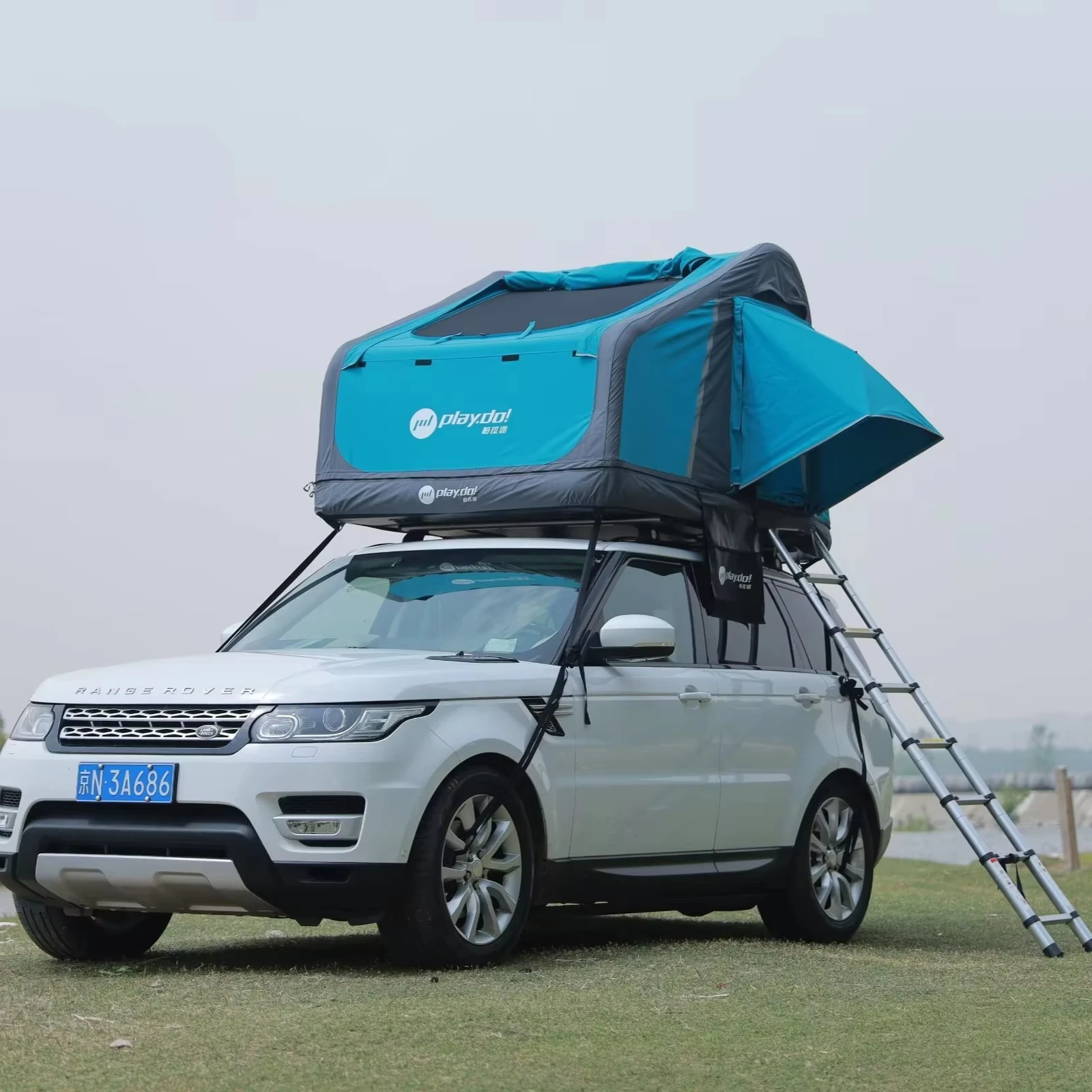 

Inflatable Tent for Camping 2-3 Person Inflatable Soft Cover Roof Top OEM logo ODM Camping Rooftop Car Camping Tent Roof Tent