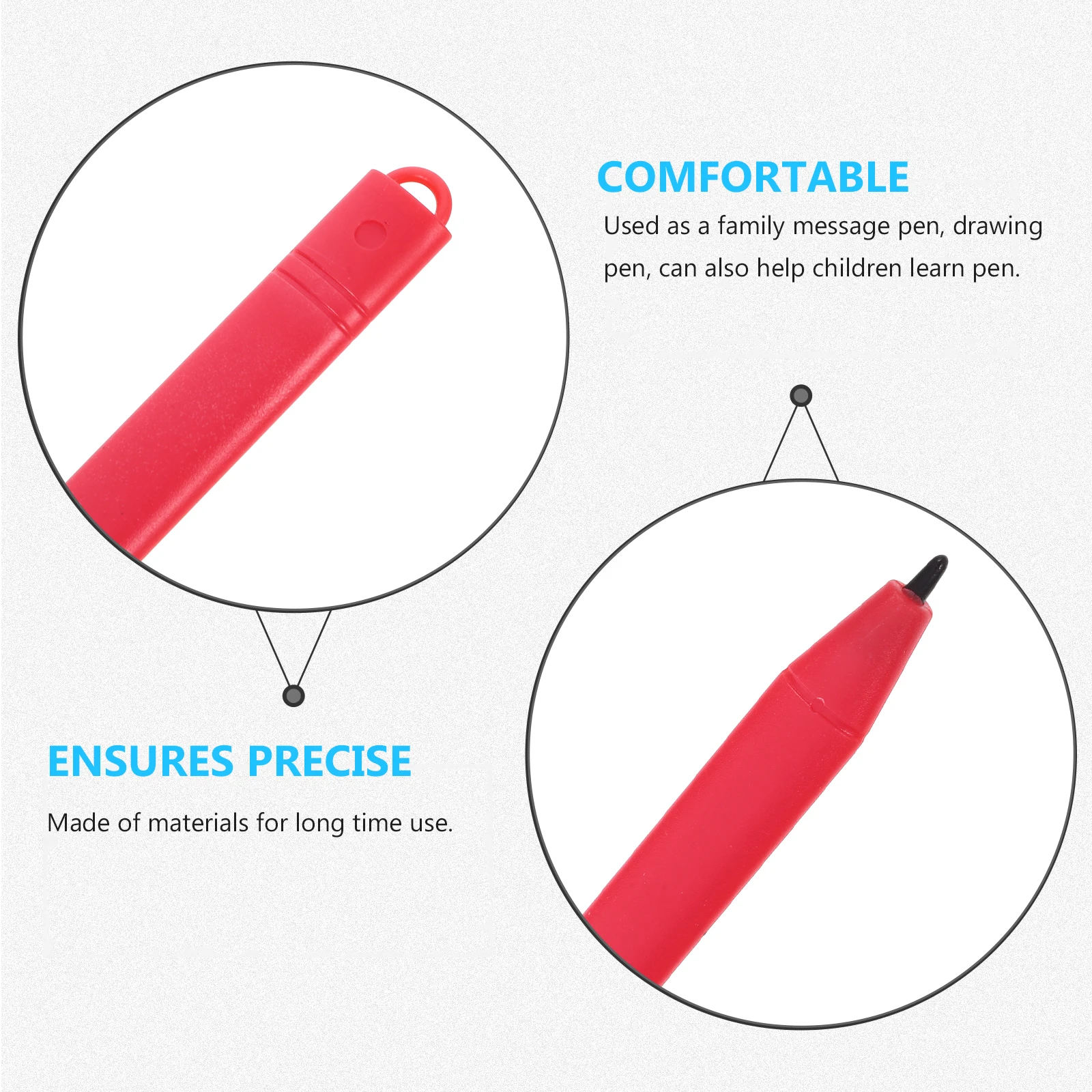 

7 Pcs LCD Writing Tablet Stylus Pen 4 8 Inch Portable Drawing Electronic Products Conductive Rubber Writing Pad Lightweight