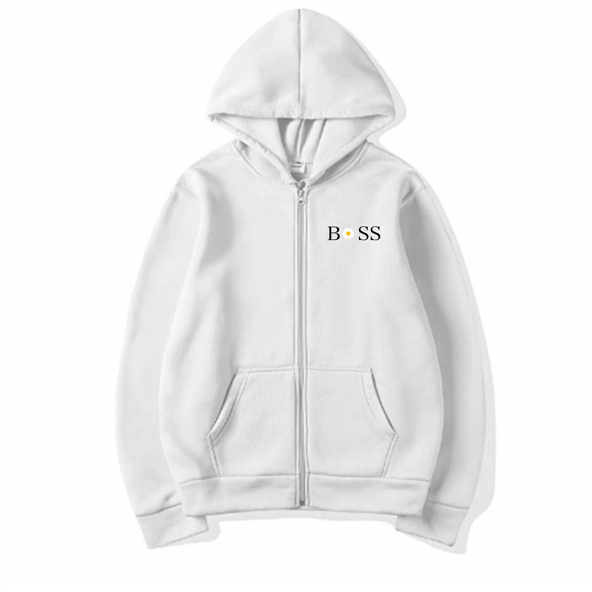 

Everyday casual and versatile unisex hooded sweatshirt, street sports zip-up cardigan, hoodie